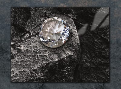 TMK ArtDeko - Snijplank - 30x22 cm - Diament - Veilig - Antislip