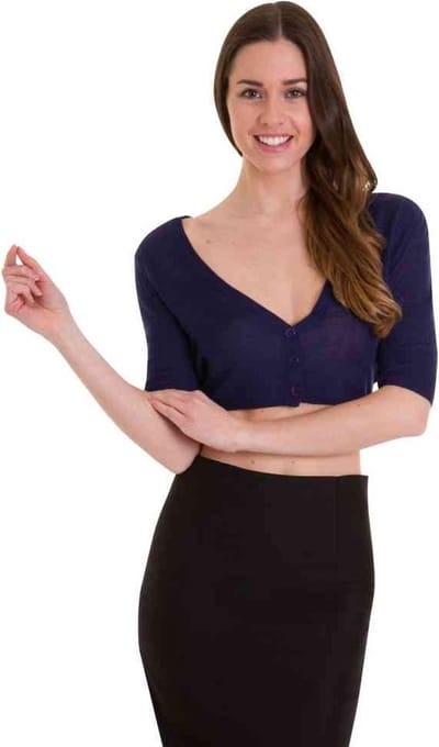 Dancing Days - BOBBY BASIC Cardigan - 3XL - Blauw