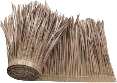 Kunstmatig Riet Dakbedekking - Stro Rolgras - Decoratieve Overkappingen - Levendige Tropische Look - 0.5 x 1 m - Bruin