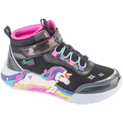Skechers S-Lights: Unicorn Chaser - Jumping Magic, voor meisje, Zwart, Sneakers, maat: 36