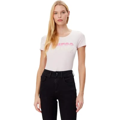 Dames-T-shirt met ronde hals Guess Glitter Degrade