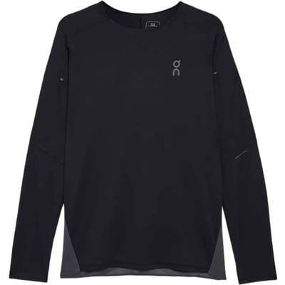 On Performance Casual Comfortabel Lange Mouw T-shirt Heren Tops Zwart Solar-Zwart 1ME10240106 S