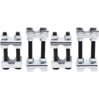 4 Sets 2-weg verstelbare veerring spacers 1in tot 2in hoogteverhoging of -verlaging schroefveerklem voor vrachtwagen auto white