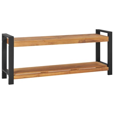 vidaXL - Bankje - 120 - cm - massief - teakhout