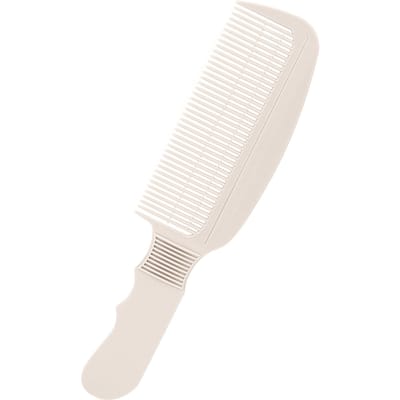 Haarkammen Ergonomisch Ontwerp Corrosiebestendig Draagbaar Kapselgereedschap voor Mannen Grijs beige
