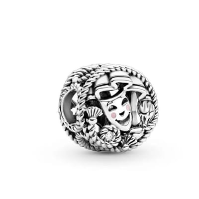 Fler® | Bedel | Past op populaire bedel armbanden (standaard-3mm) | armbandbedel | Komedie & Tragedie Drama Masker Bedel | Hangbedel Charm | 925 sterling zilver | Zirkonia | Roze & Blauwe | Verjaardagscadeau, Moederdag Geschenk | Valentijn kado