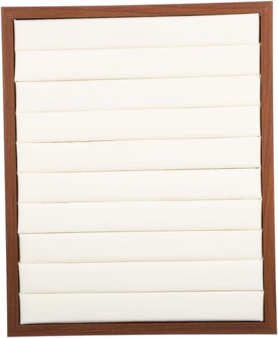 Sieraden Display - Organisator Houder - Sieraden Presenteren - Stijlvol Modern Ontwerp - 27x22cm - Beige