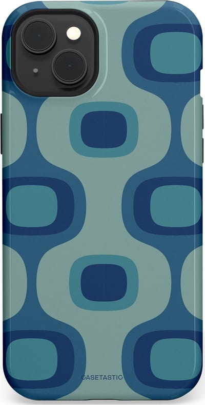 Casetastic Hoesje Geschikt voor Apple iPhone 15 Plus Magsafe - Stijlvolle Beschermende Duo-layer Case - Vintage Flow