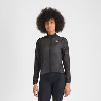 Sportful Aqua Light fietsjas lange mouwen dames BLACK - Vrouwen - maat L