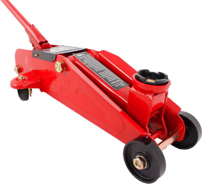 Laagwaardige Garagekrik 2 ton – Min. 13 cm – Max. 33 cm | Slechts 14 kg – Heavy-Duty Stalen Frame – Mobiliteit met Soepele Wielen & Handgreep – Ideaal voor Verlaagde Auto’s