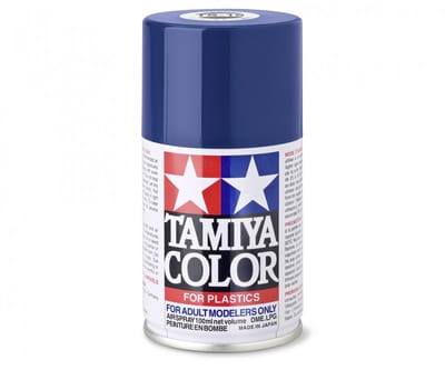 Tamiya Hobbyverf Acrylverf - TS-15 Blue - Gloss - Acryl Spray - Verf spuitbus - 100 ml