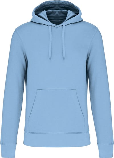 Ecologische herenhoodie met capuchon merk Kariban Sky Blue - S