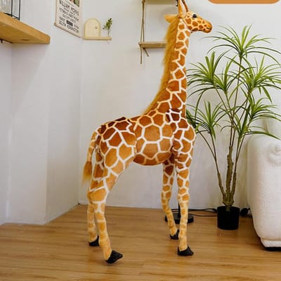 Nieuw Reuzen Giraffe Pluche Speelgoed Schattig Knuffeldier Zachte Giraffe Pop Verjaardagscadeau Kinderspeelgoed 50cm giraf