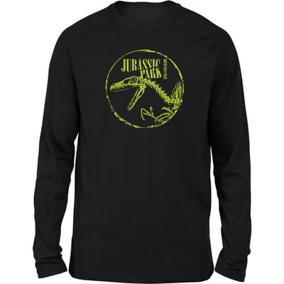 Jurassic Park Skell Unisex Long Sleeved T-Shirt - Zwart - L