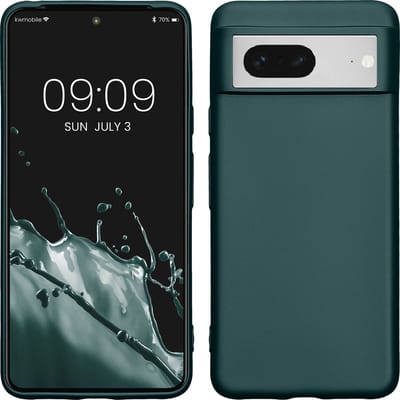 kwmobile telefoonhoesje geschikt voor Google Pixel 8 - Hoesje voor smartphone - Back cover in metallic petrol