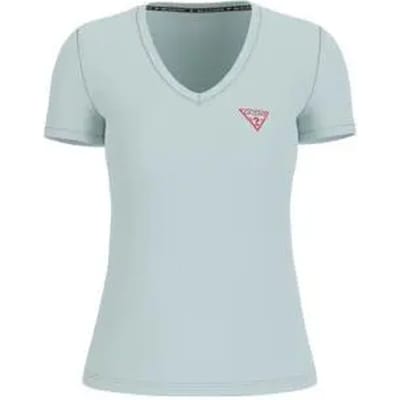 Dames-T-shirt met V-hals Guess Triangle