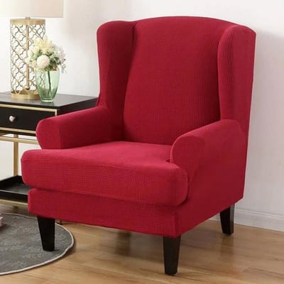 Moderne Wings Stoelhoes Stretch Europese Fauteuil Sofahoes Wingback Stoelhoezen Voor Woonkamer Fauteuilhoes