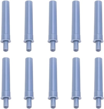 Zachte Sluitdempers voor Keukenkasten en Lades - 10 Stuks, Geluidsloze Sluiting, Push-to-Open Systeem, Ideaal voor Meubels en Opbergruimtes