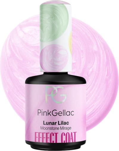 Pink Gellac Gellak Effect Coat - Lunar Lilac 15ml - Lila effect coat Gellak - Gel Nagels Producten