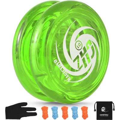 Responsieve Yoyo voor kinderen Yo-Yo-bal met 5 vervangende snaren Opbergzak voor handschoenen voor beginners
