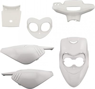 Kit carénage One pour Scooter MBK 50 Next Génération 1995 à 2001 blanc perlé Neuf