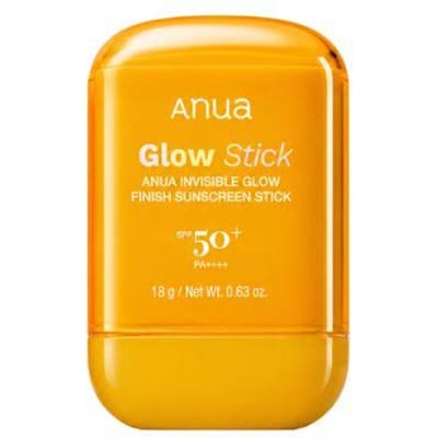 ANUA Zonbescherming Collectie SPF50+ PA++++ | Mat Afwerkende Zonnecrème, Hydraterende Zonnebrandcrème & Glow Zonne Stick Invisible Glow Sun Stick 18g