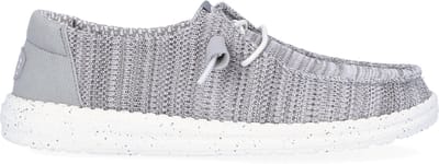HEYDUDE - Wendy Stretch Sox Dames Instappers Light Grey - Maat 42
