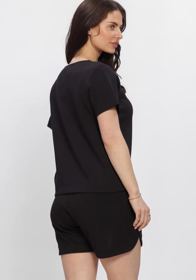 INWEAR Picueiw Vincentiw Tshirt Tops & T-shirts Dames - Shirt - Zwart - Maat M