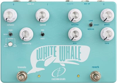 Crazy Tube Circuits White Whale V2 Spring Reverb/Tremolo - Effect-unit voor gitaren