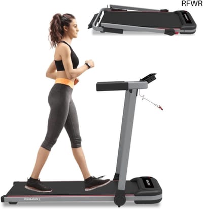 Elektrische Loopband - Inklapbaar Loopvlak - Thuis Sporten - 12 Trainingsprogramma's - 10 km/u Max - Zwart