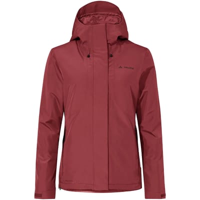 Vrouwelijke waterdichte wandeljack met capuchon VAUDE Rosemoor