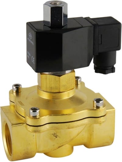 Magneetventiel DF-SB 1'' NO messing EPDM 0-3bar 24V DC - DF-SB100B250E-024DC