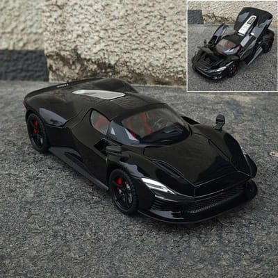 1:22 Daytona Sp3 Supercar Legering Auto Diecasts & Speelgoed Voertuigen Metalen Speelgoed Auto Model Geluid Licht Collectie Kinder Speelgoed