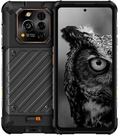 RugOne Xever 7 5G robuuste telefoon 512GB ROM 12+12GB RAM Smartphone Android 15 6.67" 120Hz AMOLED scherm 5500mAh verwisselbare batterij 64MP nachtzichtcamera eSIM klaar NFC