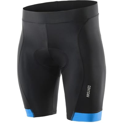 Short de cyclisme d'été pour hommes, séchage rapide, respirant, rembourré en Gel, équitation XXL bleu