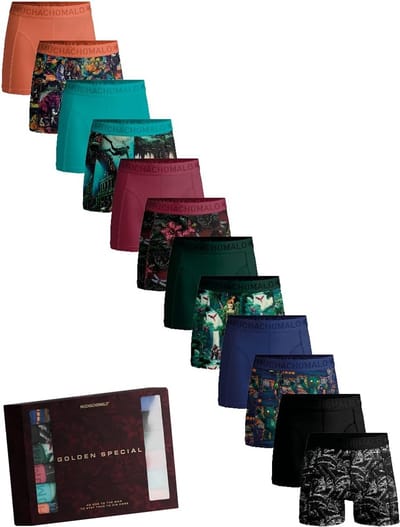 Boxershorts Heren 12-Pack - Katoenen Herenondergoed