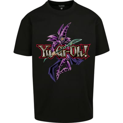 Mister Tee Yu-Gi-Oh! - Yu-Ghi-Oh Dark Magician Heavy Oversize Heren T-shirt - S - Zwart