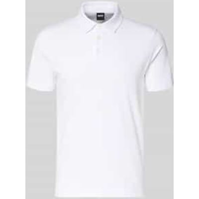 Poloshirt met merkopschrift