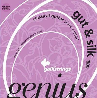 Galli GR850 snarenset voor klassieke gitaar, Gut & Silk, normal tension