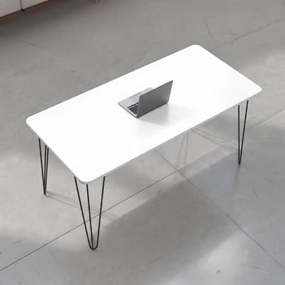 Bartafel 80 x 35 x 100 cm – Nordic Edge Hoge Statafel met Natuurlijke Boomrand, Smalle Witte Bartafel, Moderne Keukentafel, Ontbijttafel, Hoge Eettafel en Cafétafel Wit – Mobili Bell