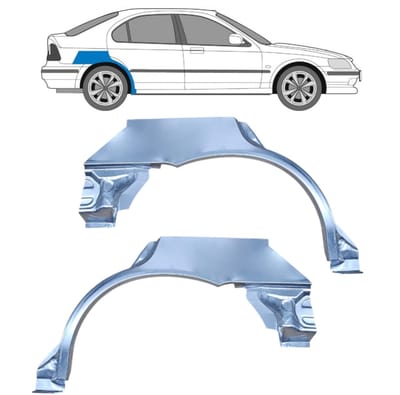 Reparatiepaneel achterspatbord voor Honda Civic MA MB 1995-2001 / Links + Rechts