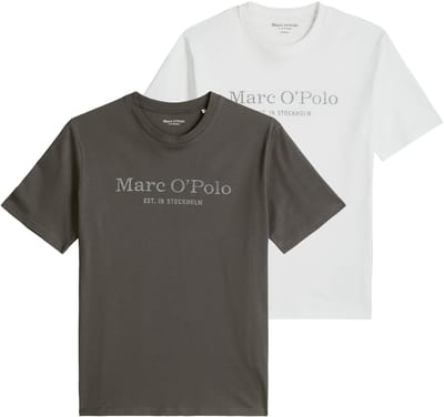 Marc O Polo T-shirt Big-Logo Set van 2