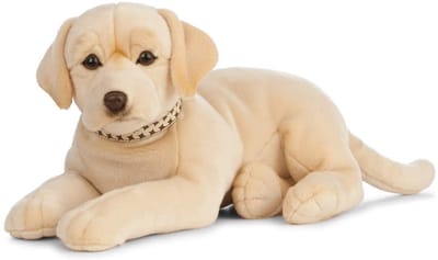 Nature Gigantische gouden labrador, realistisch zacht knuffeldier, naturli milieuvriendelijk pluche, 60 cm