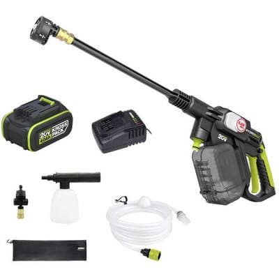 Worx Professional WU633 Hydroshot Accu-hogedrukreiniger 56 bar Koud water