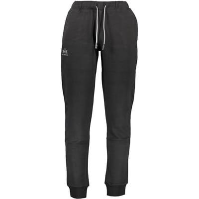 La Martina Zwarte Katoenen Heren Sweatpants