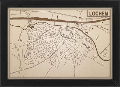 Decoratief Beeld - Houten Van Lochem - Hout - Bekroned - Bruin - 21 X 30 Cm