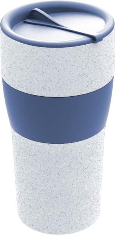 Herbruikbare Koffiebeker met Deksel, 0.7 L, Organic Blauw - Koziol | Aroma To Go XL