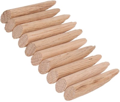 Dailygoods- Deuvel Set 50 Stuks - Pocket Gat Plug 9.5mm - Houten Mal - Houtbewerking Tool - Duurzaam Houtmateriaal - Stevige Verbinding - Houtverbinding
