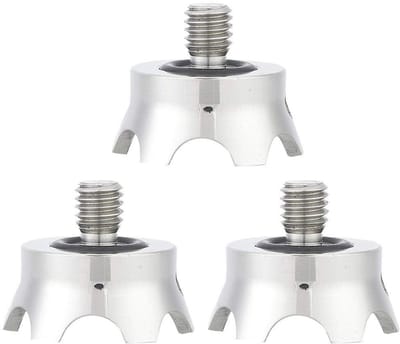 Dailygoods- Stativspikes Antislip - Stativstabilisator - 3/8 Zoll Schroefdraad - Roestvrij Staal - Slijtvast - Compact en Praktisch - Stativet