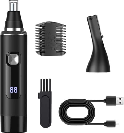 CLVP® Wenkbrauw Trimmer - Precisietrimmer - Neushaartrimmer - Oortrimmer - Waterdicht - Oplaadbaar -